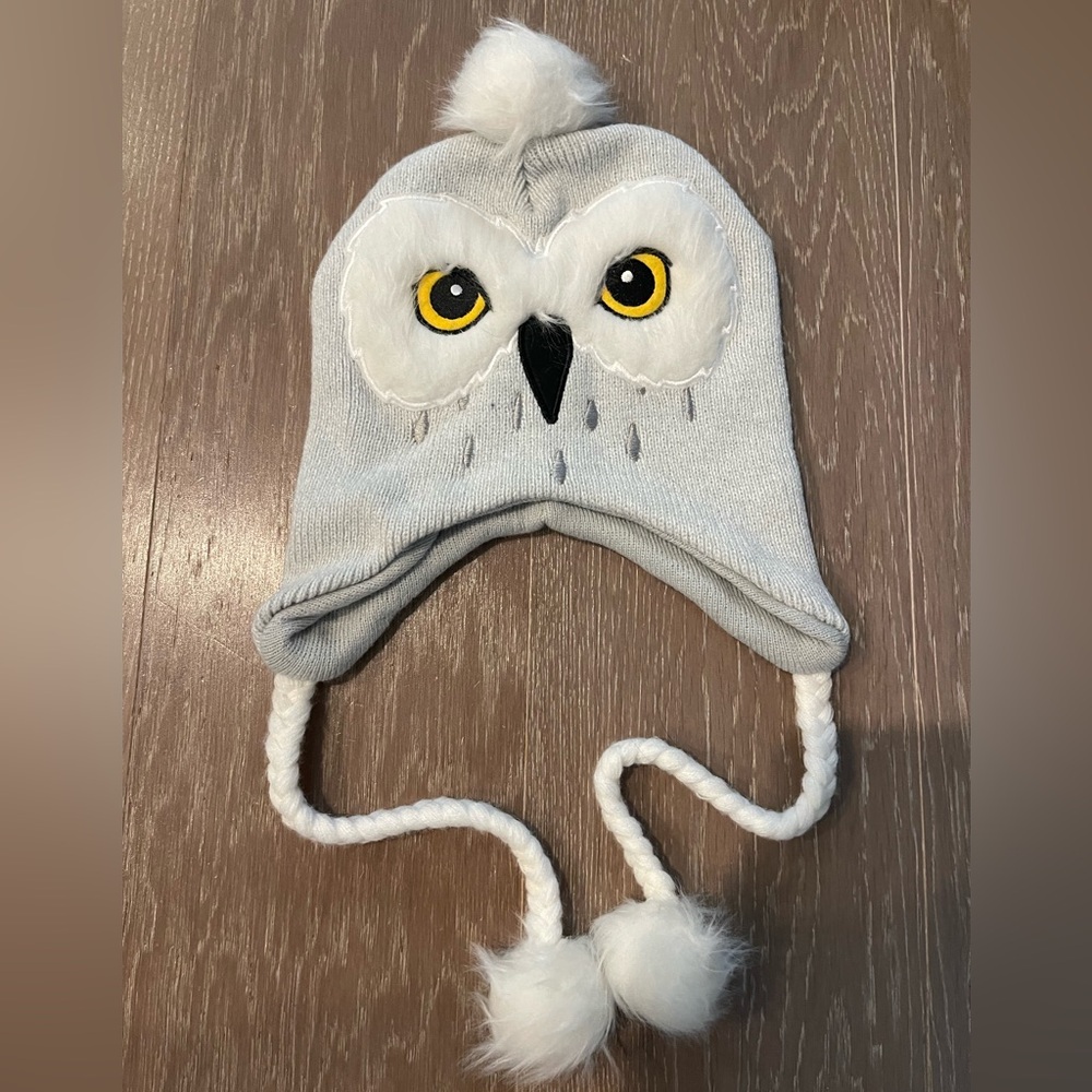 Harry Potter Beanie Hedwig Owl Costume Hat Pom Beanie Kids